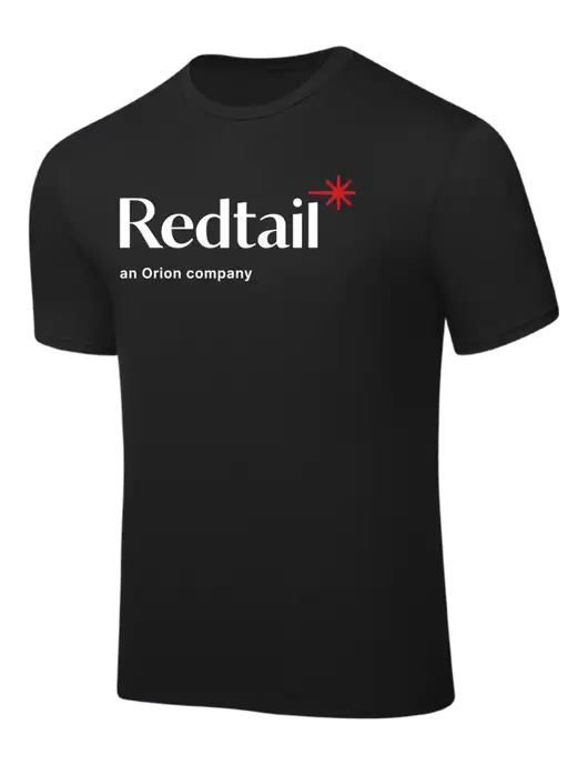 Black PosiCharge Competitor Tee w/Redtail Logo