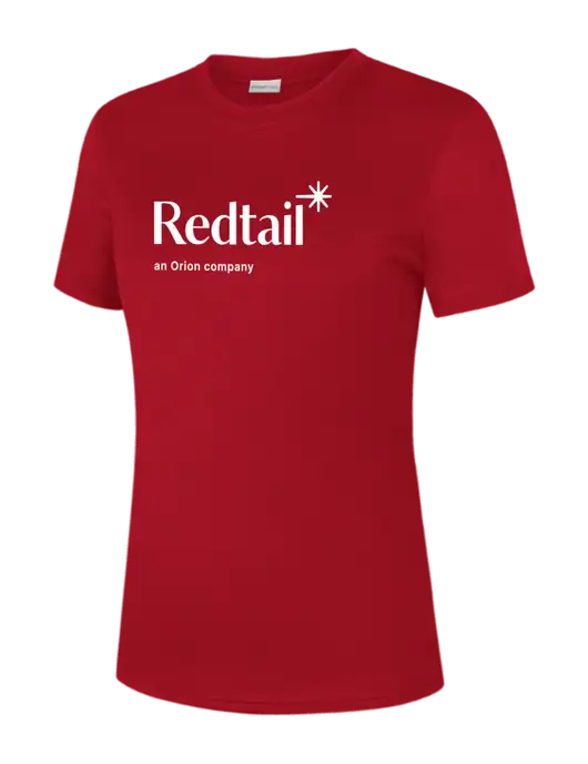  Womens Red PosiCharge Competitor Tee w/Redtail Logo