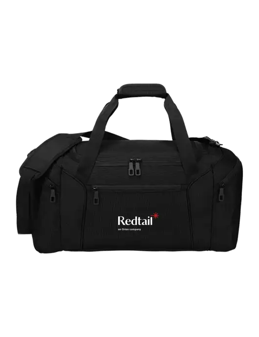 Slim & Lite Black Duffel    w/Redtail Logo
