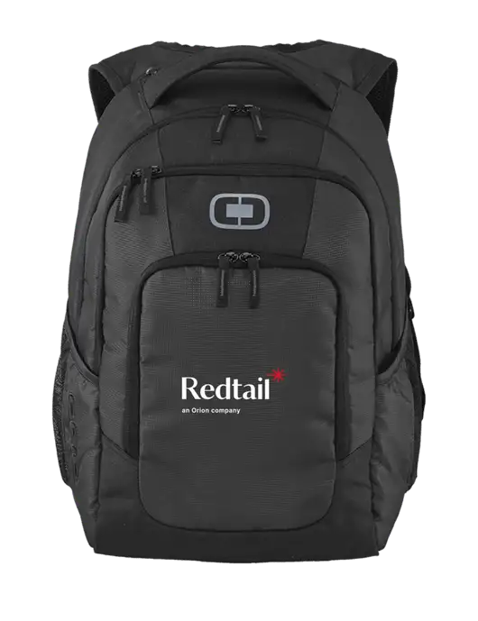 OGIO Diesel Grey Logan Laptop Backpack
 w/Redtail Logo