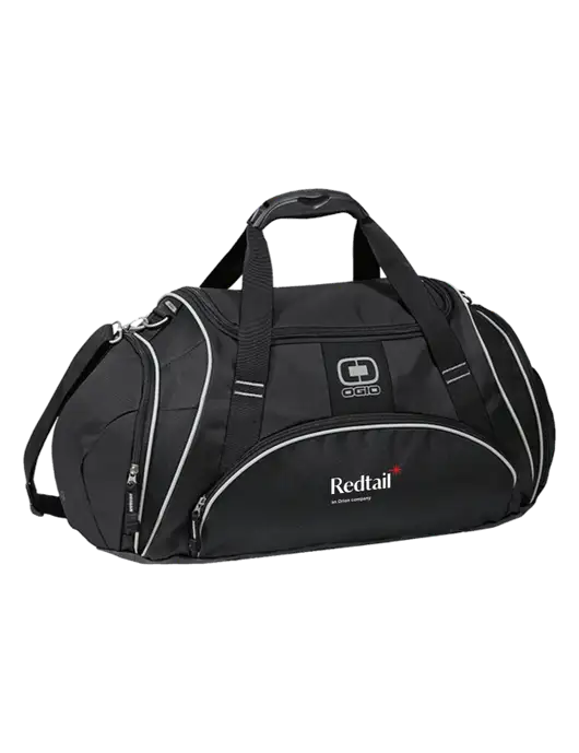 OGIO Black Crunch Duffel
 w/Redtail Logo