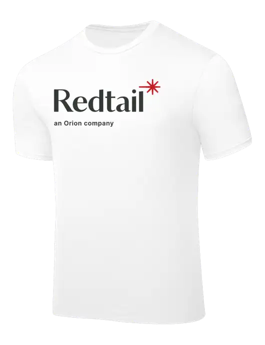 White PosiCharge Competitor Tee w/Redtail Logo